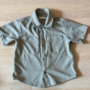 Kids khaki Zara Shirt with Pockets
